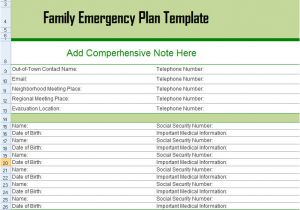 Home Emergency Plan Example Home Disaster Plan Example Home Design and Style