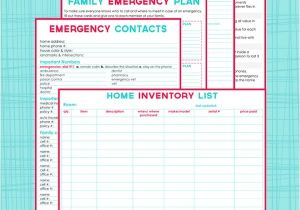 Home Emergency Planning Free Family Emergency Planning Kit Printables