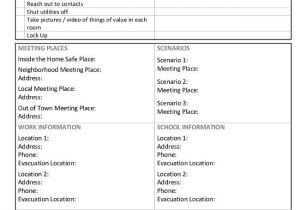 Home Emergency Planning Printable Evacuation Plan thelovebugsblog Com