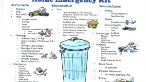 Home Emergency Preparedness Plan Disaster Emergency Preparedness