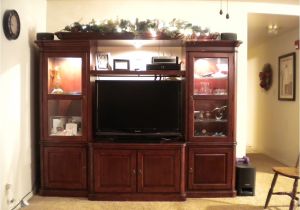 Home Entertainment Furniture Plans Cherry Wood Entertainment Center Homesfeed