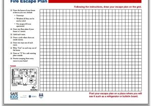 Home Escape Plan Grid Home Fire Escape Plan Grid Elegant Nfpa How to Make A Home