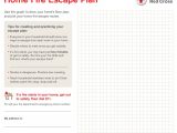 Home Evacuation Plan Template Your Home Fire Escape Plan Central south Texas Region