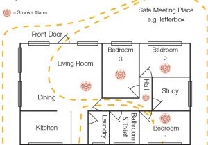 Home Fire Escape Plan Template Tasmania Fire Service
