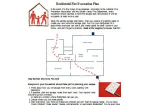 Home Fire Evacuation Plan Template Family Home Evacuation Plan Home Design and Style