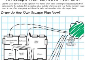 Home Fire Prevention Plan Home Safety Plan Worksheet Home Design and Style