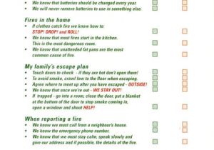 Home Fire Safety Plan Home Fire Safety Plan Firefighting Interaction