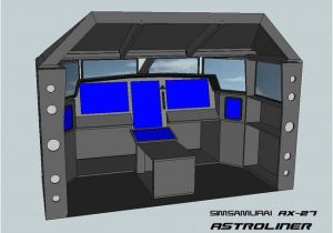 Home Flight Simulator Plans Diy Flight Simulator Cockpit Blueprint Plans and Panels