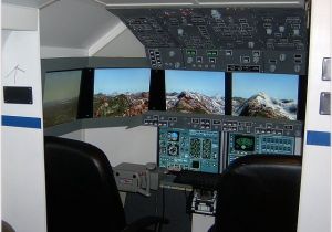 Home Flight Simulator Plans Home Made Fs Cockpit