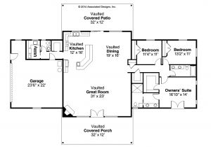 Home Floor Plans Online Ranch House Plans Anacortes 30 936 associated Designs