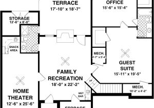 Home Floor Plans with Basement High Quality Home Plans with Basements 5 Ranch House