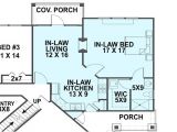 Home Floor Plans with Inlaw Suite Mother In Law House Plans the Plan Collection