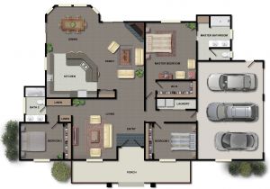 Home Floor Plans with Interior Photos Plans for Houses Smalltowndjs Com
