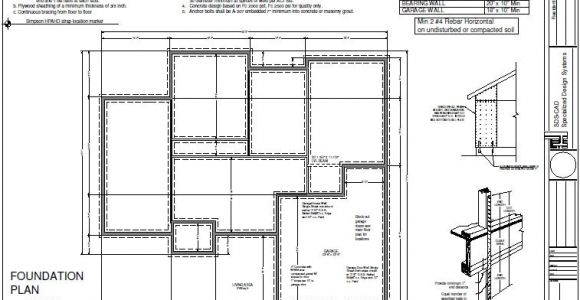 Home Foundation Plan Custom House Plan Sds Plans