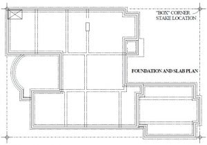 Home Foundation Plan Foundation Layout