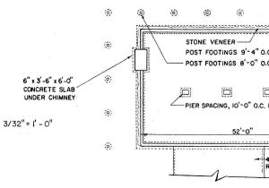 Home Foundation Plan Free 3 Bedroom Ranch House Plan with Porch for Sloped Lot