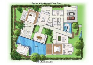 Home Garden Design Plan Saisawan Garden Villas Ground Floor Plan House Plans