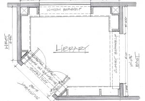 Home Library Floor Plans Custom Built Home Library In Cheery Wood A Case Study