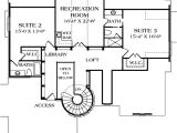 Home Library Floor Plans House Plan 85529 at Familyhomeplans Com