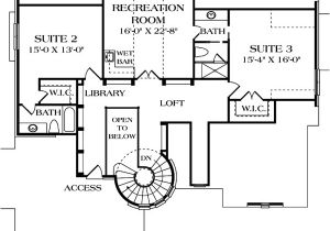 Home Library Floor Plans House Plan 85529 at Familyhomeplans Com