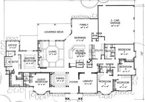 Home Library Floor Plans the Valdosta 3752 6 Bedrooms and 4 Baths the House
