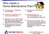 Home Maintenance Plan Home Maintenance Plan