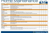Home Maintenance Plans Maintenance Schedule Template Excel Natural Buff Dog