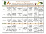 Home Meal Plans Meal Plan Monday April 29 May 12 the Nourishing Home