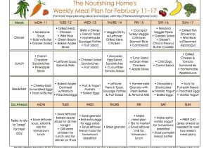 Home Meal Plans Meal Plan Monday February 4 17 the Nourishing Home