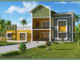 Home Model Plans Kerala Home Model Sloping Roof House Elevation at 1700 Sq Ft