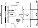 Home Office Building Plans Project Plan 90026 14 39 X14 39 Office Addition for One and