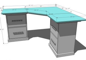 Home Office Desk Plans Free Ana White Office Corner Desktop Plans Diy Projects Gallery