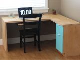 Home Office Desk Plans Free L Shape Modern Plywood Desk Do It Yourself Home Projects