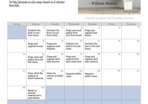 Home organization Plan Getting organized Home organization Plan February