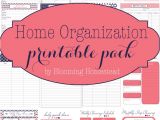 Home organization Plan Home organization Printables Page 3 Of 4 Blooming