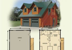 Home Over Garage Plans Efficiency Apartment Garage Cottage Log Home and Log Cabin