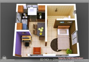 Home Plan 3d View 3d isometric Views Of Small House Plans Kerala Home