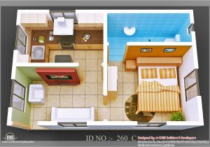 Home Plan 3d View 3d isometric Views Of Small House Plans Kerala House