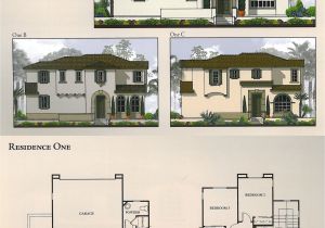 Home Plan and Elevation Floor Plans Elevations the Foothills at Carlsbad