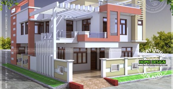 Home Plan Design India Modern Indian House In 2400 Square Feet Kerala Home
