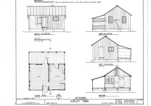 Home Plan Elevation File Kitchen Elevations Floor Plan and Section Dudley