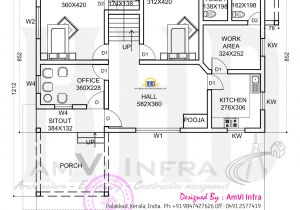 Home Plan Elevation00 Sq Ft Floor Plan and Elevation 2277 Sq Ft House Kerala Home