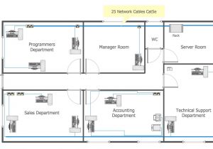 Home Plan Layout Network Layout Floor Plans solution Conceptdraw Com