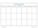 Home Plan Weekly New Free Printable Weekly Calendars Downloadtarget