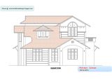 Home Plan with Elevation Home Plan and Elevation 2138 Sq Ft Home Appliance