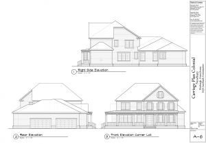 Home Plan with Elevation House Designs Newbury