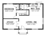 Home Plan00 Square Feet Cottage Style House Plan 2 Beds 1 00 Baths 1000 Sq Ft