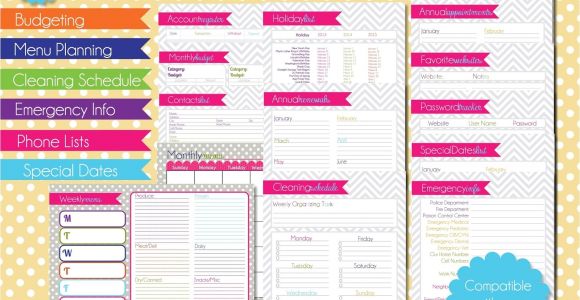 Home Planning Binder Free Printables for Home Management Binder Www