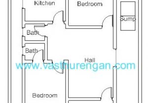 Home Plans According to Vastu Shastra Vastu Plan for south Facing Plot 1 Vasthurengan Com
