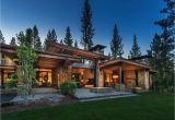 Home Plans Architect Mountain Modern Home In Martis Camp with Indoor Outdoor Living